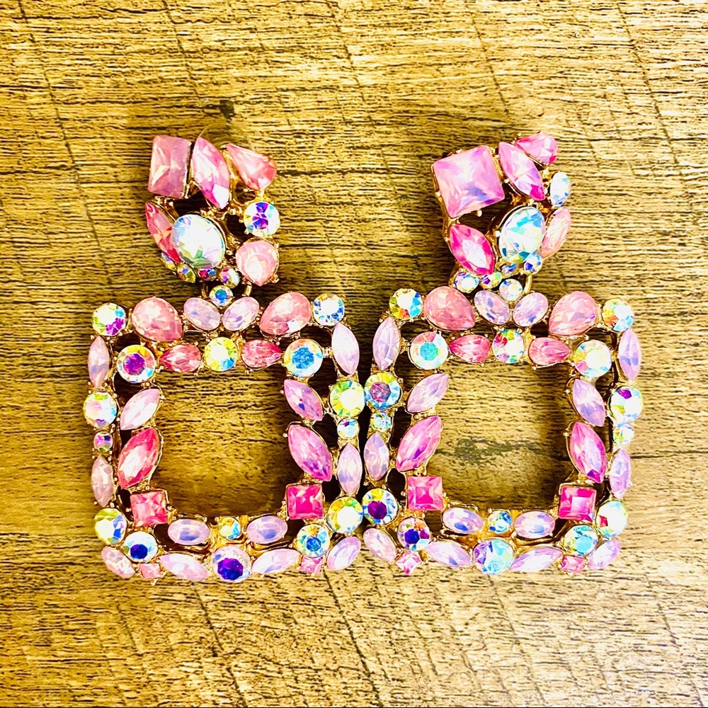 Pink Kali Earrings